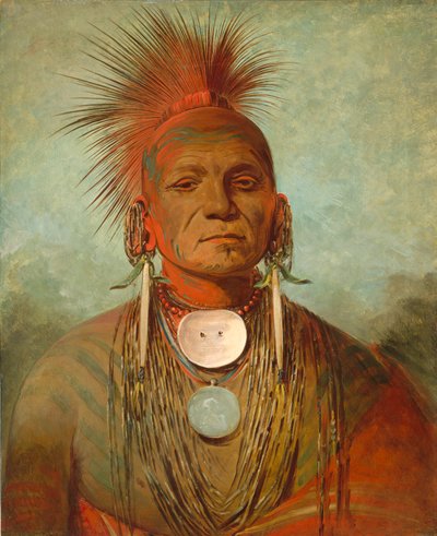 See-non-ty-a, un uomo di medicina Iowa da George Catlin